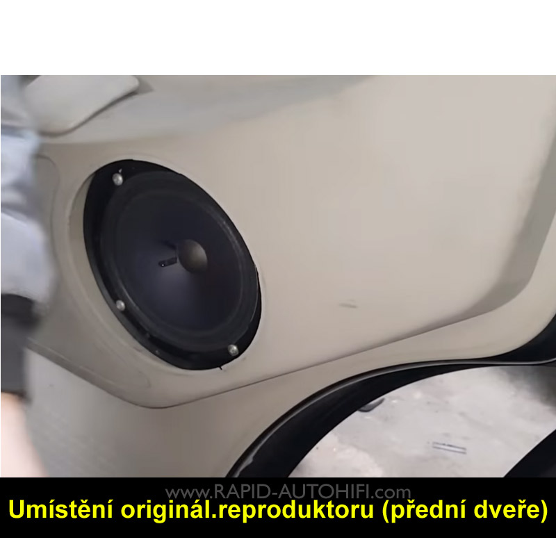 Reproduktory VW T4 Caravelle a Mutivan ESX SXE62 Přední s redukcemi