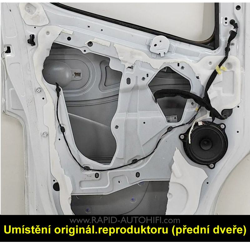 Reproduktory RENAULT Master III. Crunch DSX62 s redukcemi