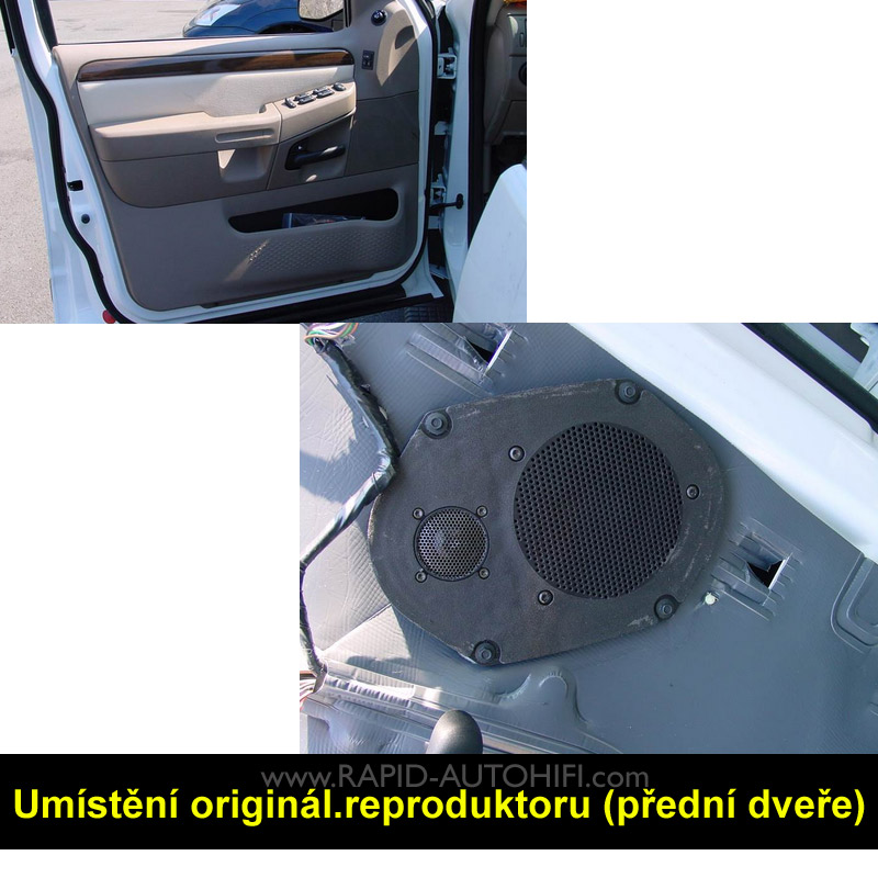 Reproduktory FORD Explorer 1995-2010 Crunch DSX62 s redukcemi 