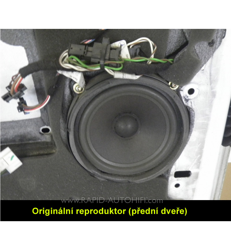 Reproduktory MERCEDES-BENZ Vito Viano 2006-2014 Rockford Fosgate R152-S s redukcemi