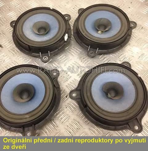 Reproduktory NISSAN X-Trail 2001-2013 Crunch DSX62 s redukcemi