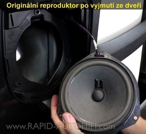 Reproduktory PEUGEOT Boxer od 2006 ESX SXE62 s redukcemi