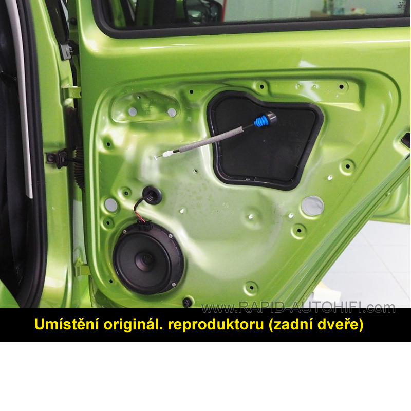 Reproduktory ŠKODA Citigo SEAT Mii VW Up! ESX SXE6.2W s redukcemi
