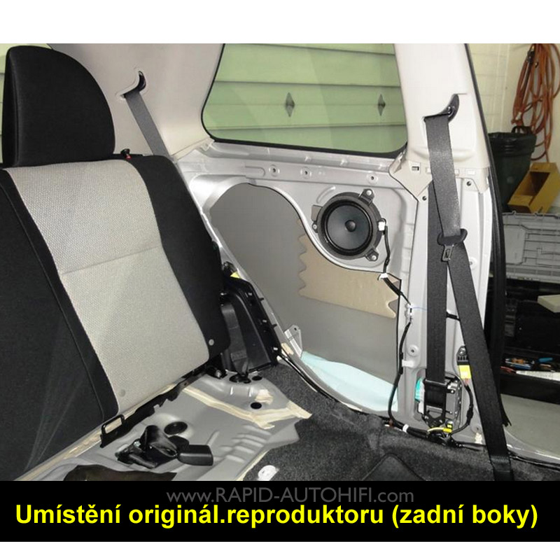 Reproduktory TOYOTA Yaris 2011-2019 ESX HZ62 s redukcemi