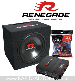 SET Subwoofer RENEGADE RXV1200 + Zesilovač RXA550 + Sada RX10KIT