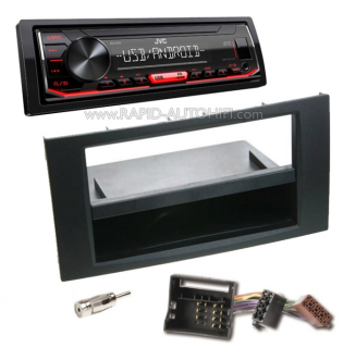 Autorádio FORD Fiesta 2005-2008 JVC KD-X162 s instalační sadou