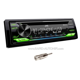 Autorádio PEUGEOT 206 2003-2009 JVC KD-T922BT Bluetooth s instalační sadou
