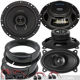 Reproduktory ŠKODA FABIA I. Combi Crunch DSX62 ESX HZ462 přední + Zadní