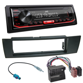 Autorádio BMW 1 E81 E82 E87 E88 JVC KD-X162 s instalační sadou