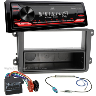 Autorádio VW Touran JVC KD-X282BT Bluetooth s instalační sadou