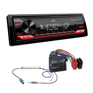 Autorádio ŠKODA FABIA III. JVC KD-X282BT Bluetooth s instalační sadou