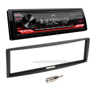 Autorádio RENAULT Megane 2 Scenic 2 Modus JVC KD-X282BT Bluetooth s instalační sadou