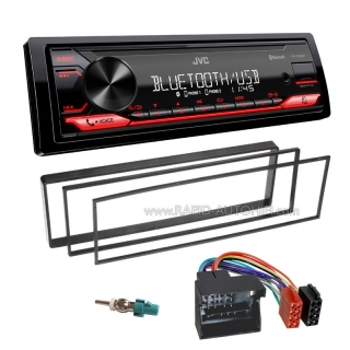 Autorádio PEUGEOT 1007 RD4 JVC KD-X282BT Bluetooth s instalační sadou