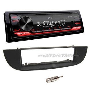 Autorádio FIAT 500 JVC KD-X282BT Bluetooth s instalační sadou