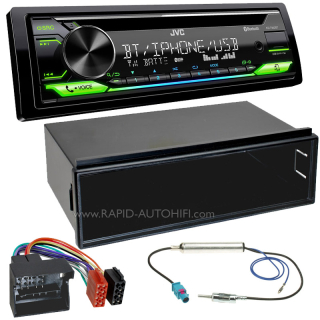 Autorádio ŠKODA Superb I. Rhapsody SatCompass JVC KD-T922BT Bluetooth s instalační sadou