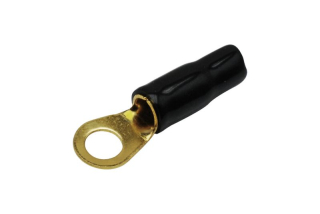 Kabelové oko Minus pro kabel 10 qmm otvor 6.4 mm