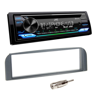 Autorádio ALFA ROMEO 147 JVC KD-T922BT Bluetooth s instalační sadou tmavý rámeček