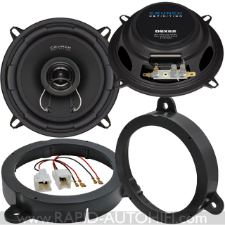 Reproduktory DACIA Logan 2012-2019 Crunch DSX52 Zadní sada s redukcemi