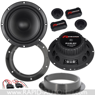 Reproduktory VW Jetta 2005-2016 Renegade RX6.2C Přední s redukcemi