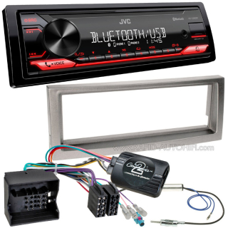 Autorádio CITROEN C5 2005-2007 JVC KD-X282BT Bluetooth s instalační sadou a ovládáním volantu
