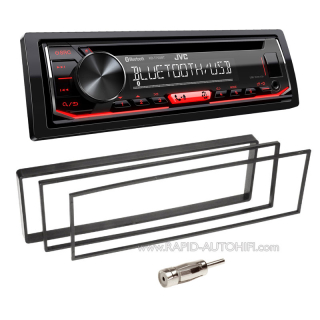 Autorádio PEUGEOT 206 Plus JVC KD-T702BT Bluetooth s instalační sadou