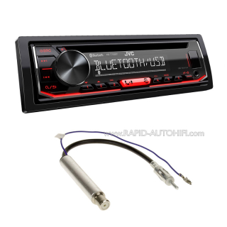 Autorádio VW Golf 4 JVC KD-T702BT Bluetooth s instalační sadou