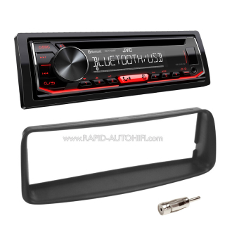 Autorádio PEUGEOT 206 1998-2002 JVC KD-T702BT Bluetooth s instalační sadou