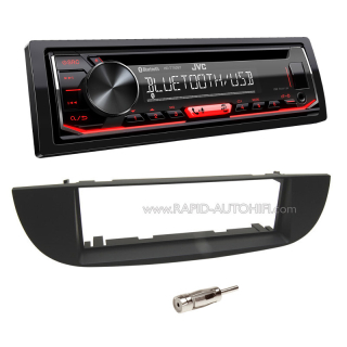 Autorádio FIAT 500 JVC KD-T702BT Bluetooth s instalační sadou
