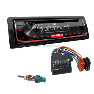 Autorádio FIAT Scudo JVC KD-T702BT Bluetooth s instalační sadou