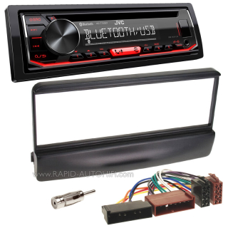 Autorádio FORD Focus 1998-2004 JVC KD-T702BT Bluetooth s instalační sadou Černý rámeček