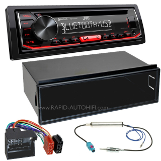 Autorádio VW Passat B5.5 Delta JVC KD-T702BT Bluetooth s instalační sadou