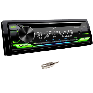 Autorádio DACIA Duster I. 2010-2013 JVC KD-T922BT Bluetooth s instalační sadou