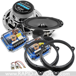 Reproduktory DACIA Sandero od 2020 Lightning Audio S4.65C Sada s redukcemi