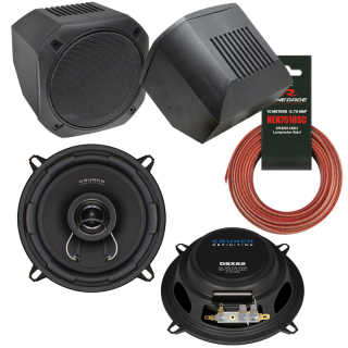 Reproduktory Crunch DSX52 s Boxy 13 cm Univerzální Montážní Sada